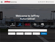 Tablet Screenshot of jeffreyauto.com